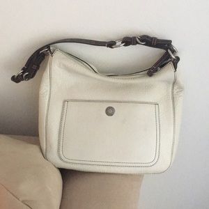 Coach White Shoulder Bag (used)